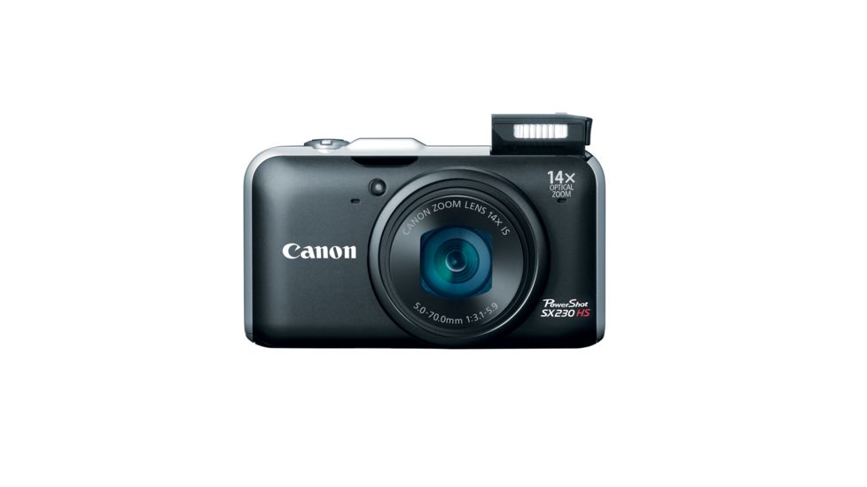 Canon PowerShot SX230 HS 12.1 MP Digital Camera, Black