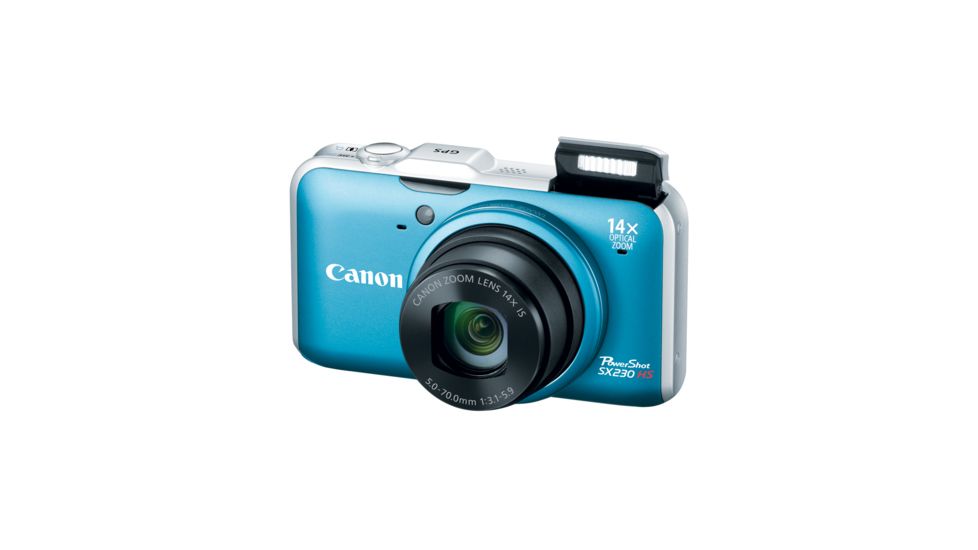 Canon PowerShot SX230 HS 12.1 MP Digital Camera, Blue 5044B001