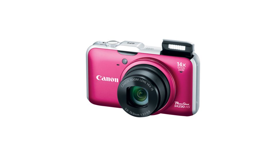 Canon PowerShot SX230 HS 12.1 MP Digital Camera, Red 5045B001