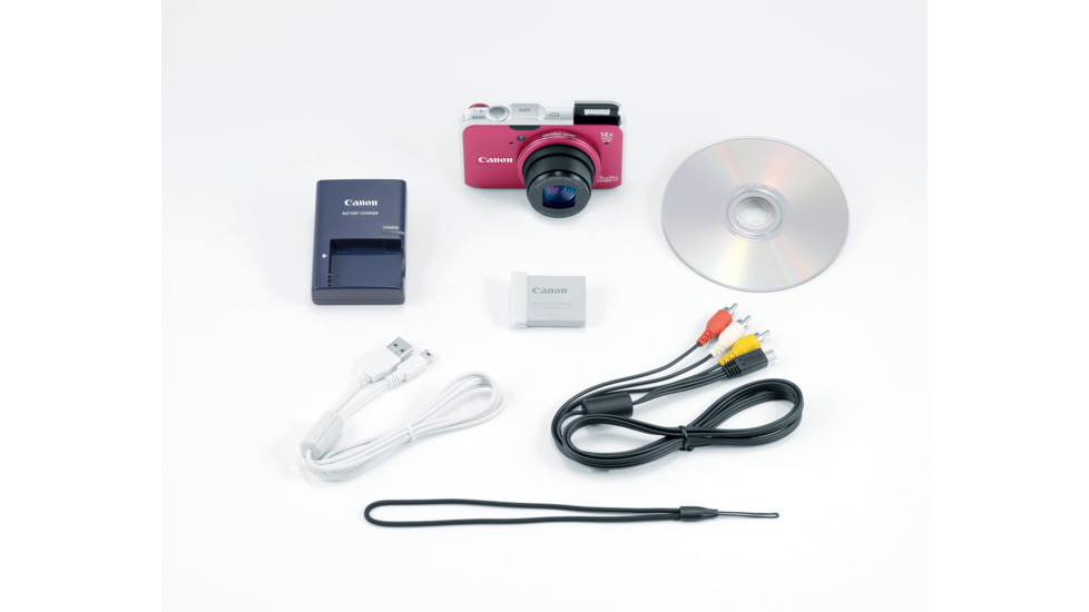 Canon PowerShot SX230 HS 12.1 MP Digital Camera, Red Included Accessories