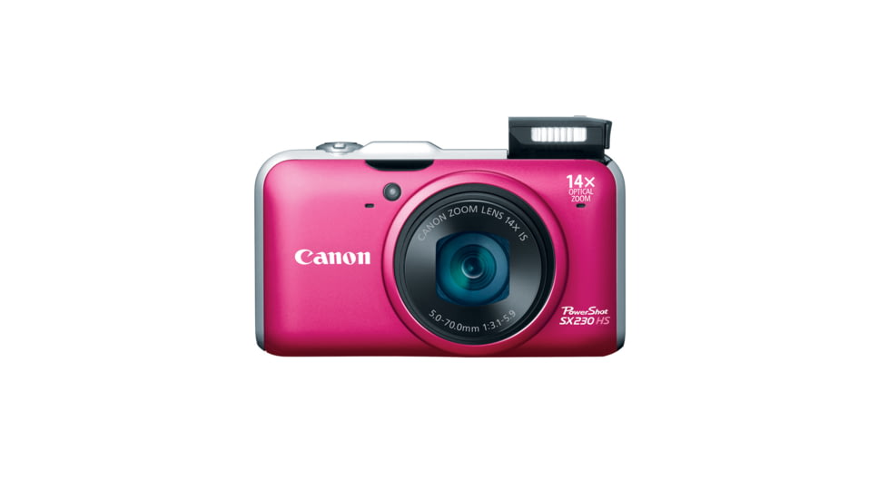 Canon PowerShot SX230 HS 12.1 MP Digital Camera, Red
