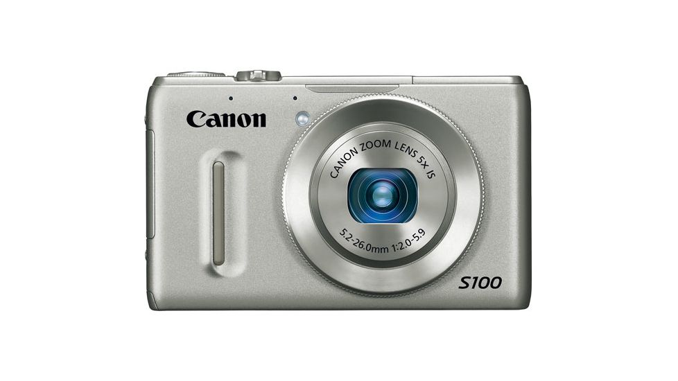 Canon PowerShot S100 12.1 MP Digital Camera, Silver