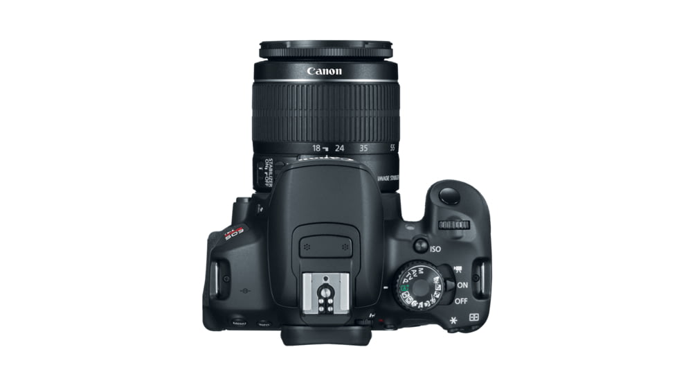 Canon EOS Rebel T4i Digital Camera Kit with EF-S Lens 6558B005 - top view