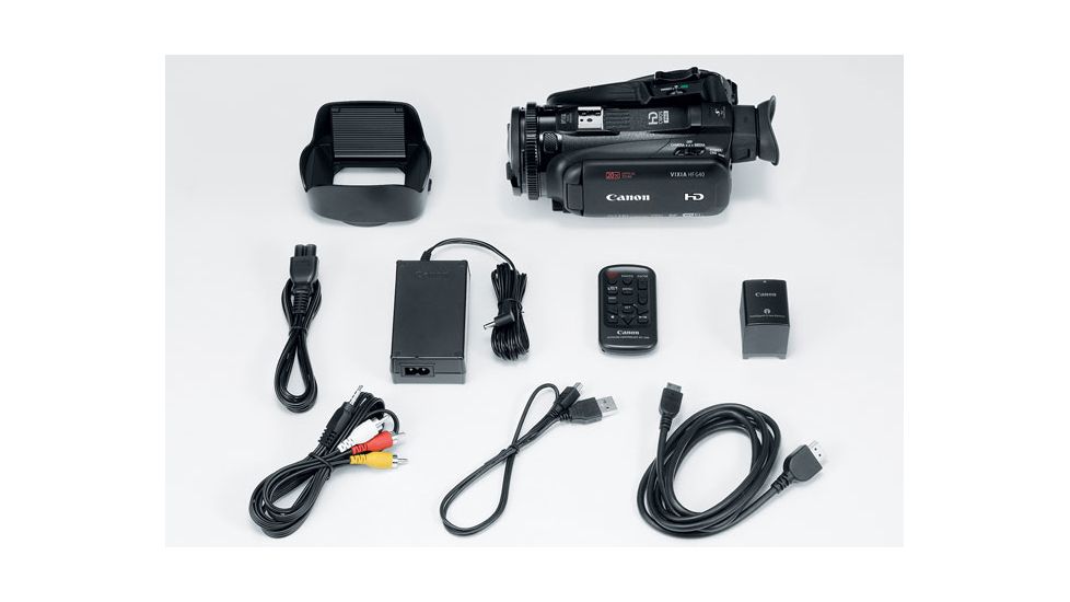 Canon Vixia Hf G40 Hd A Kit Camcorder, Black 1005C002