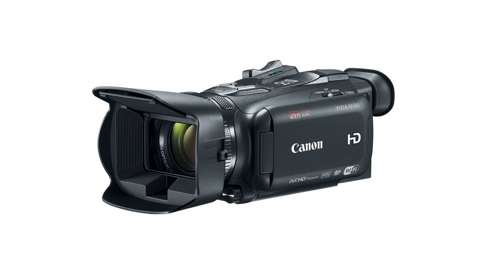 Canon Vixia Hf G40 Hd A Kit Camcorder, Black 1005C002