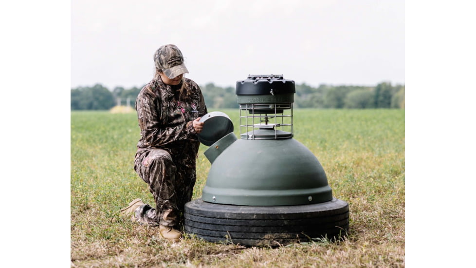 Capsule 250 lb Feeder, Green, CAP-250