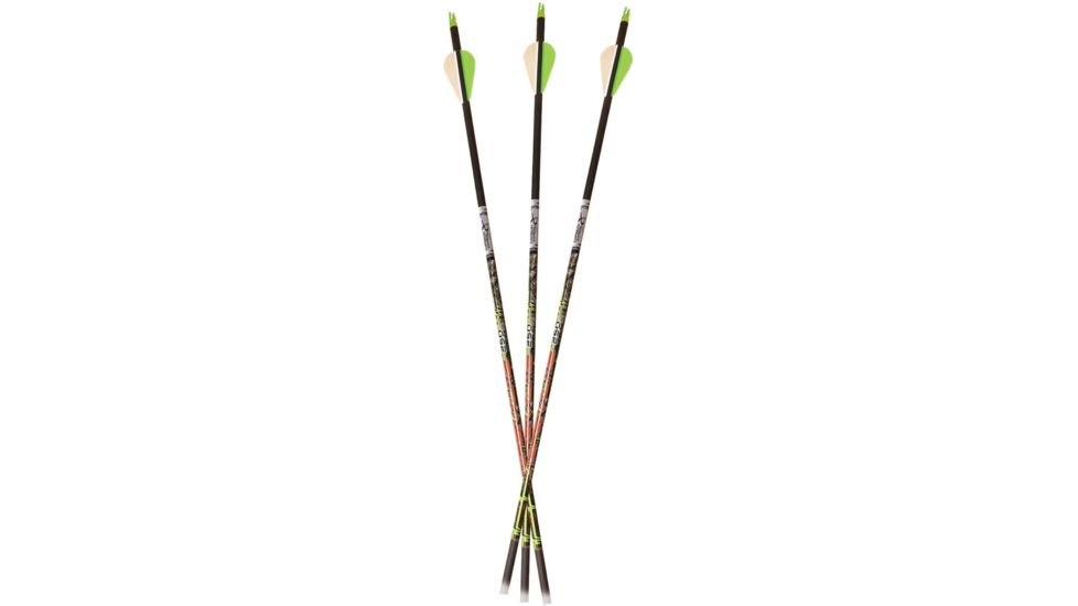 Carbon Express Adrenaline 350, 6pk Arrows, Black, 50888