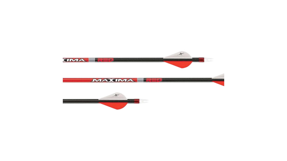 Carbon Express Maxima RED Arrow - Each, .300, Red/Black, CX05664