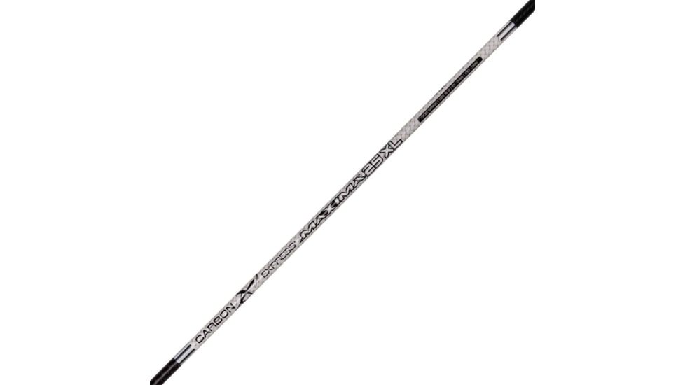 Carbon Express Maxima XL 25 Arrow Shafts, 350 Spine, 12 Pieces, Black, CX05818