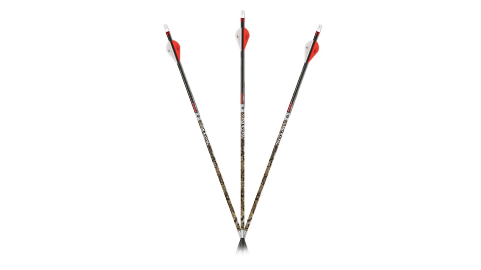 Carbon Express Maxima Red Contour Arrows, 350, 6pk, Fletched, 51192
