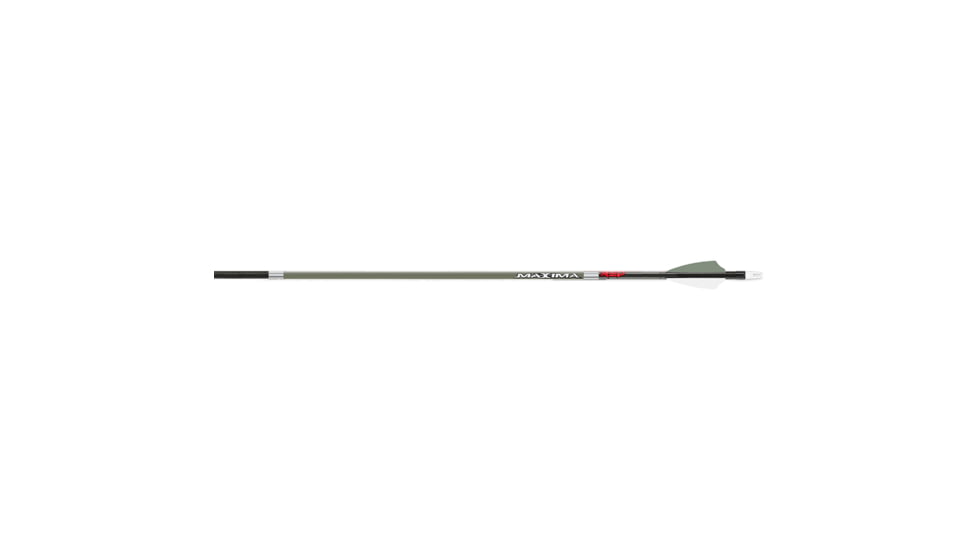 Carbon Express Maxima RED Drab Arrow - 6 Pack, .350, Olive Drab, CX05671