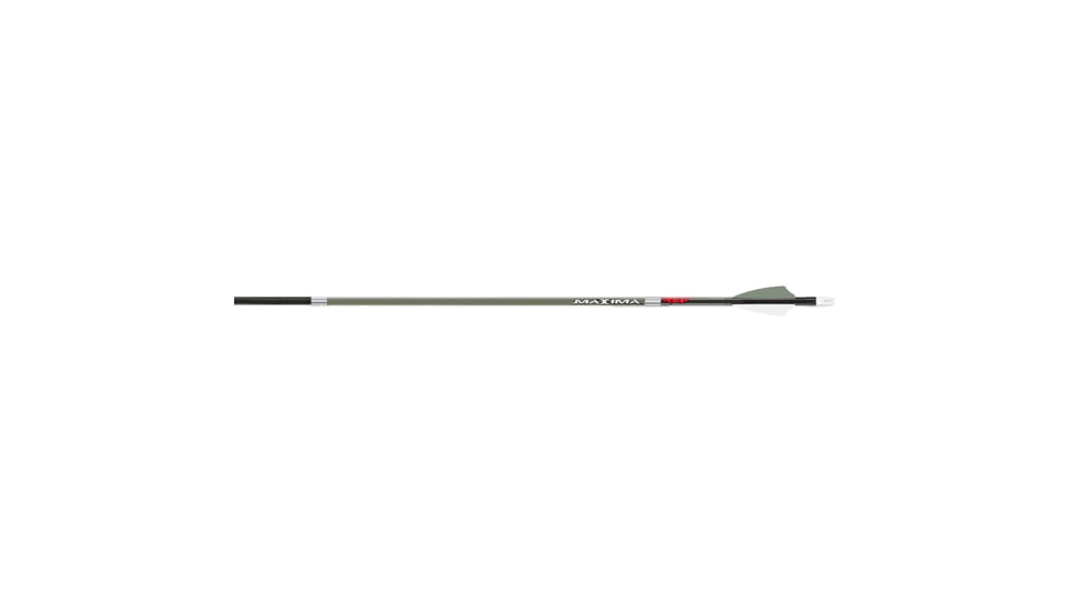 Carbon Express Maxima RED Drab Arrow - 6 Pack, .400, Olive Drab, CX05670