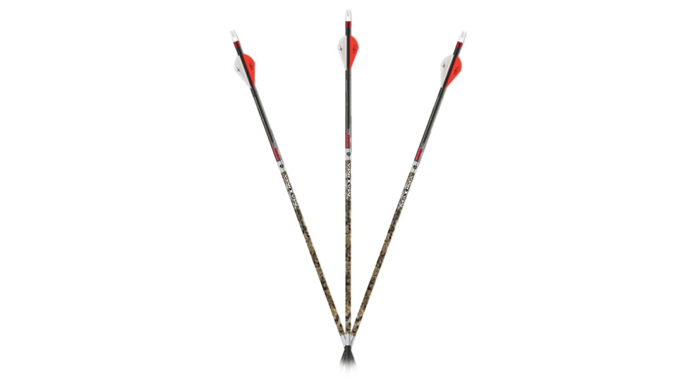 Carbon Express Maxima Red SD Contour Arrows .203, 400, 12pk, Shafts, Mossy Oak, 51183