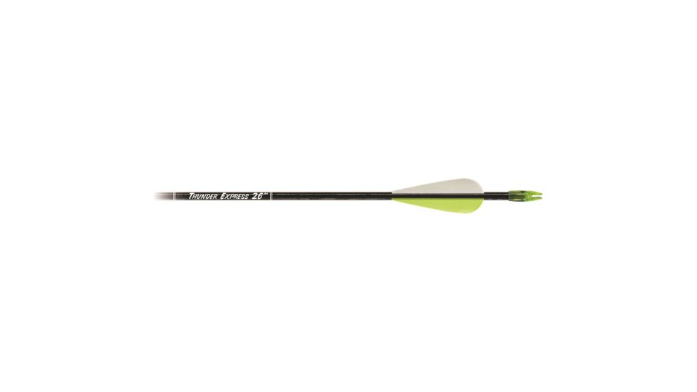 Carbon Express Thunder Express Arrows Black 26 in. 18 pk., Black 85151