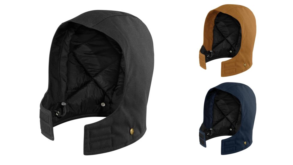 Carhartt Arctic Quilt Lined Duck Hood for Mens, Black, Carhartt Brown, Dark Navy