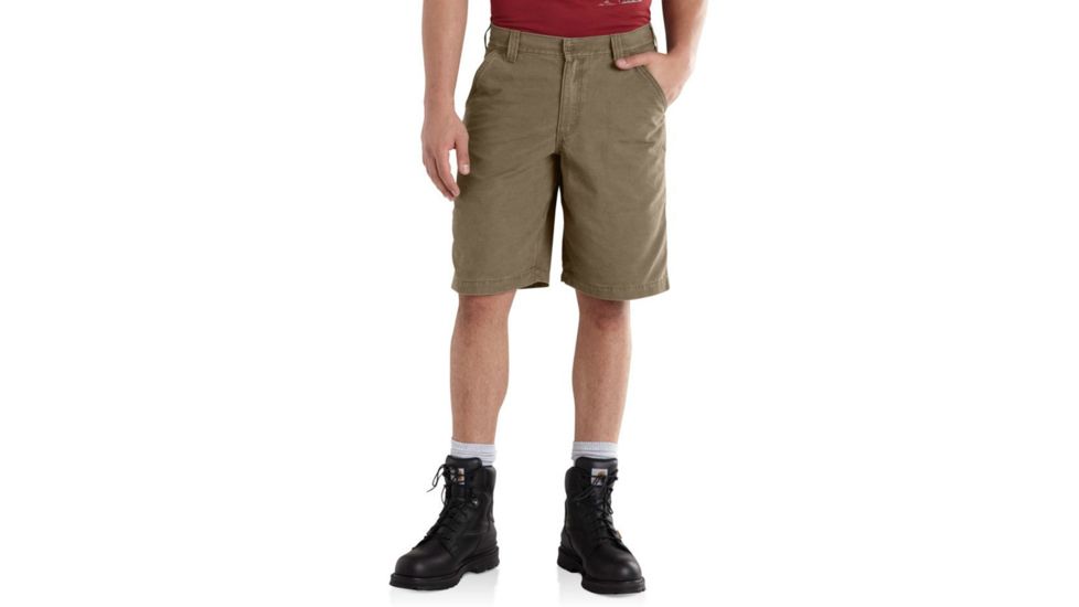 Carhartt Ardmore Khaki Short - Men's-Canyon Brown-10 in-30 Waist