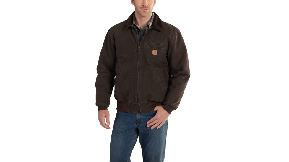 Carhartt Bankston Jacket for Mens, Dark Brown, 2XL/Regular 101228-201-REG-2XL