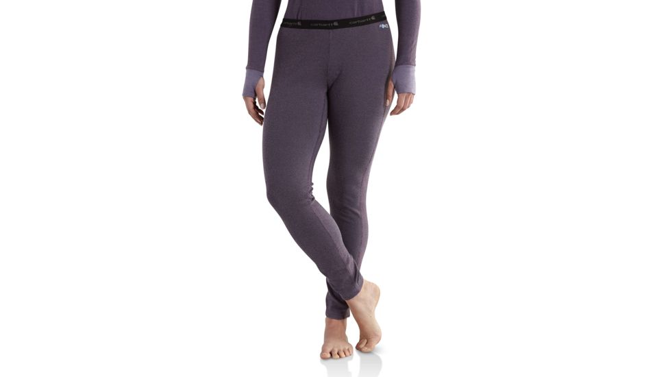 Carhartt Base Force Cold Weather Bottom for Womens, Plum, Extra Small/Regular 101714-501-REG-XS