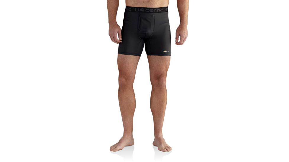 Carhartt Base Force Extremes Lightweight Boxer Brief for Mens, Black, Small/Regular 102346-001-REG-S