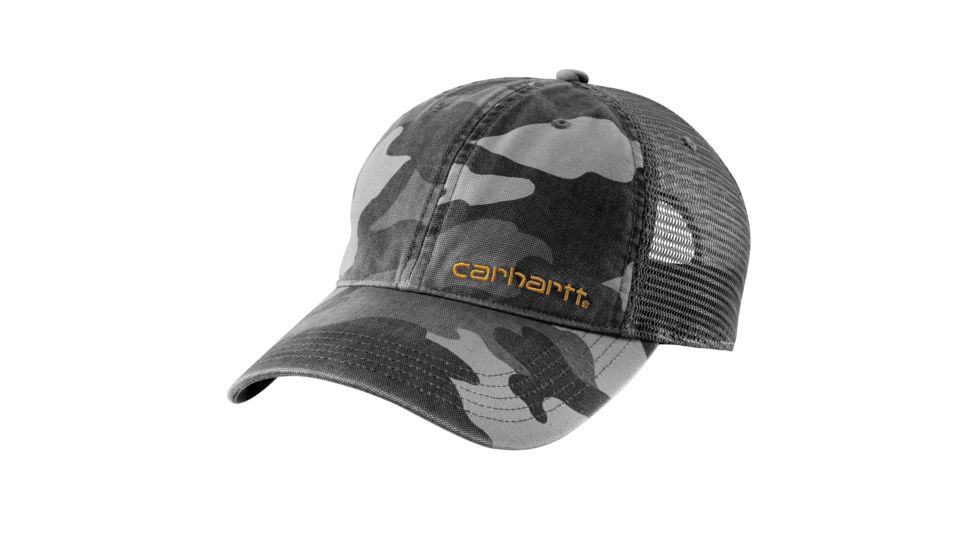 Carhartt Brandt Cap for Mens, Rugged Gray Camo, One Size Fits All 101194-071-OFA