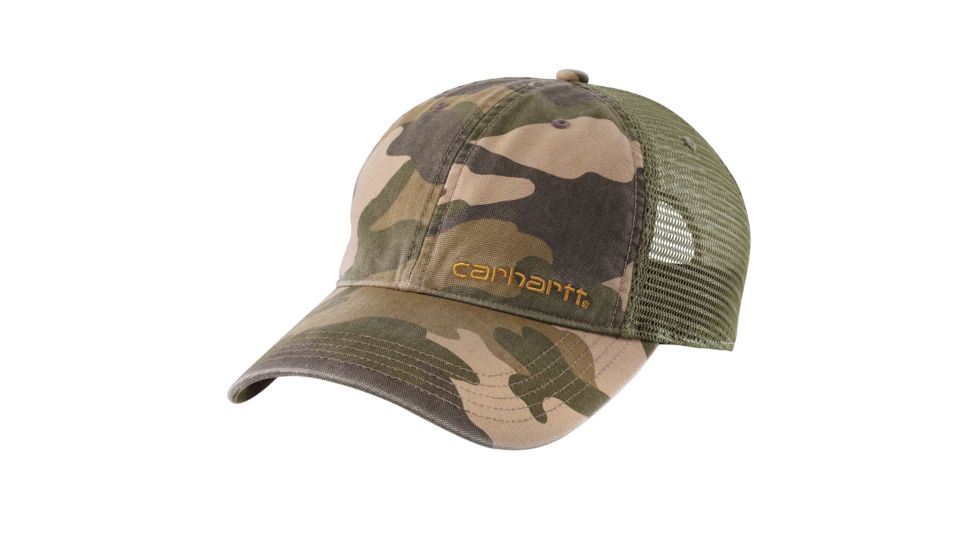 Carhartt Brandt Cap for Mens, Rugged Khaki Camo, One Size Fits All 101194-294-OFA