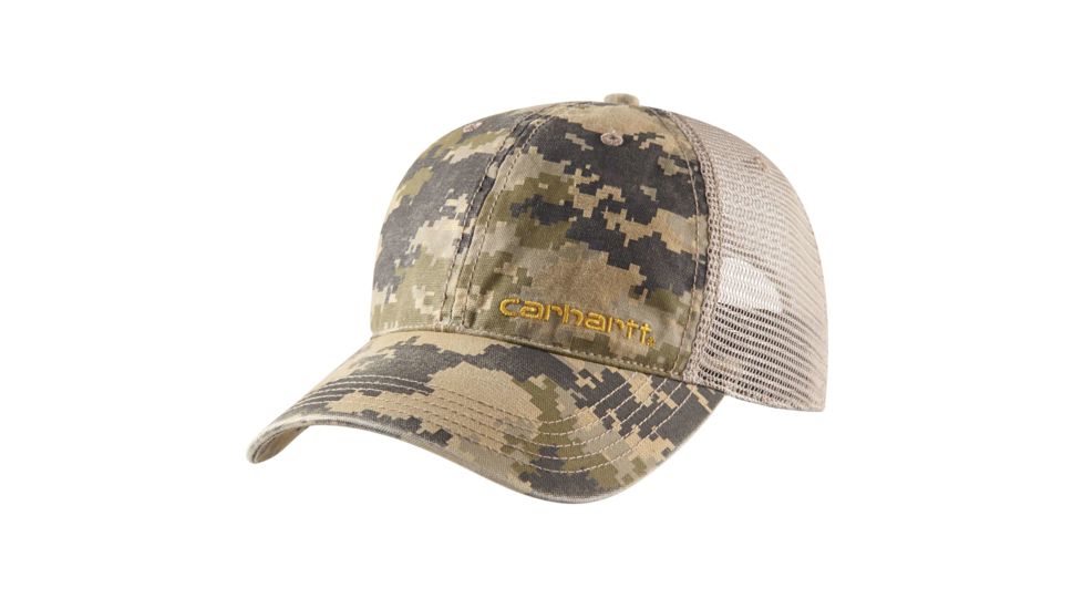 Carhartt Brandt Cap for Mens, Dark Khaki Digi Camo, One Size Fits All 101194-910-OFA