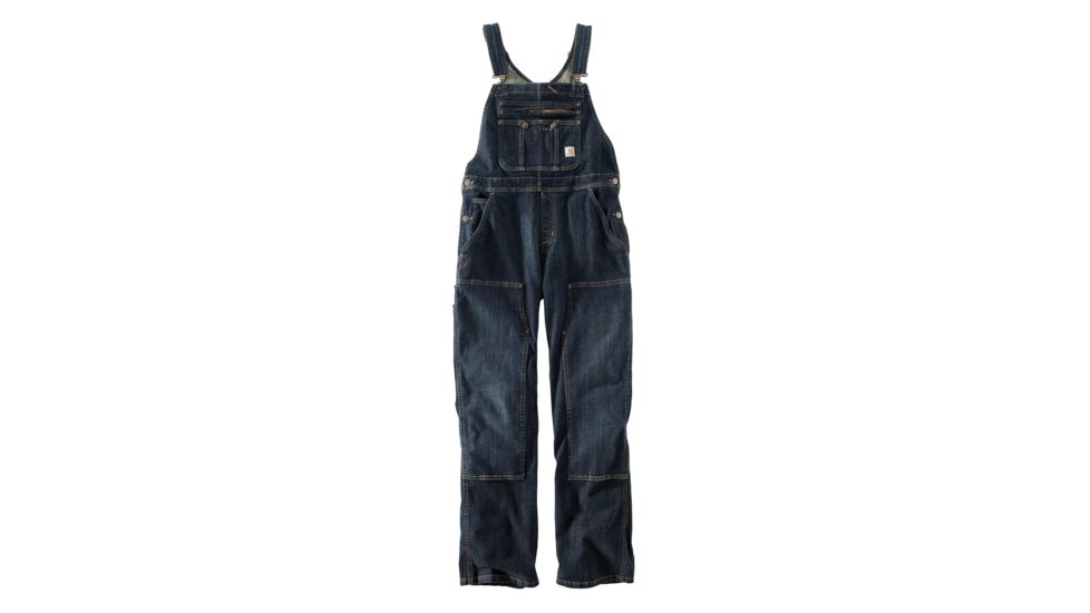 Carhartt Brewster Double Front Bib Overalls - Womens, Timeworn Indigo, XXL-Tall 102443-485-TLL-XXL