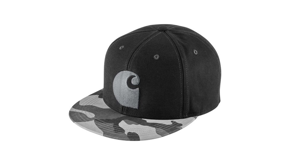 Carhartt Brooker Cap for Mens, Rugged Gray Camo, One Size Fits All 102507-071-OFA