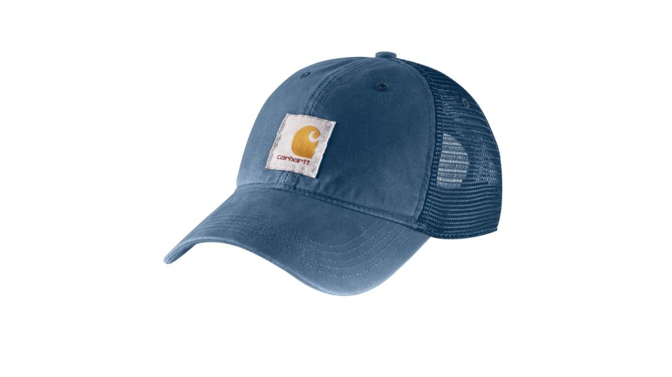 Carhartt Buffalo Cap for Mens, Dark Blue, One Size Fits All 100286-476-OFA