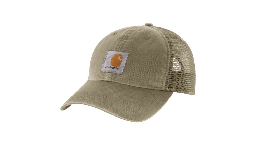 Carhartt Buffalo Sandstone Meshback - Mens, Burnt Olive, One Size 100286-391-OFA