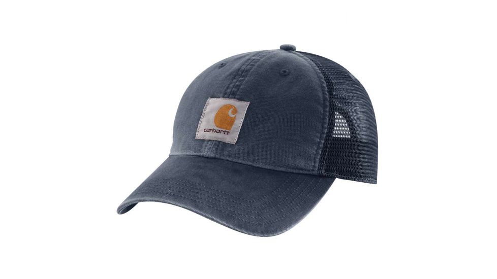 Carhartt Buffalo Sandstone Meshback - Mens, Navy, OSFA, 100286-412-OFA-