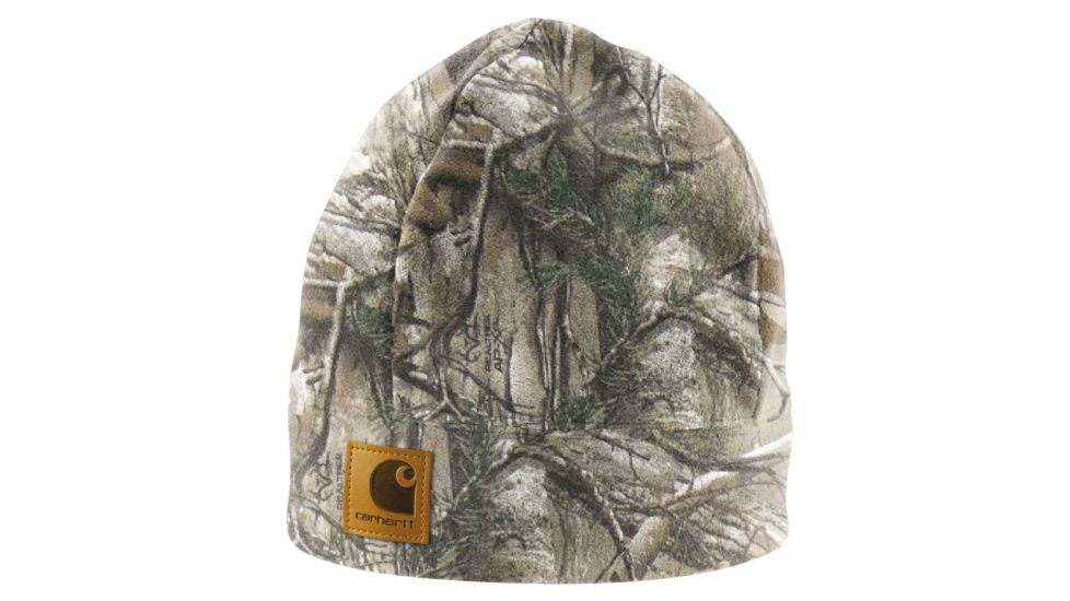 Carhartt Camo Fleece Hat for Mens, Realtree Xtra, One Size Fits All A294-977-OFA