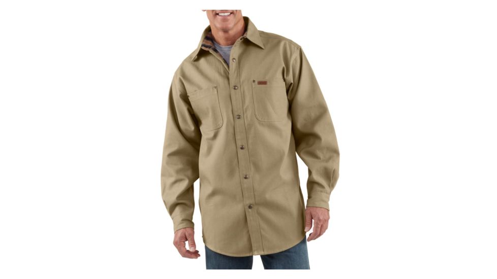 Carhartt Canvas Shirt Jacket - Men's-Cottonwood-Medium