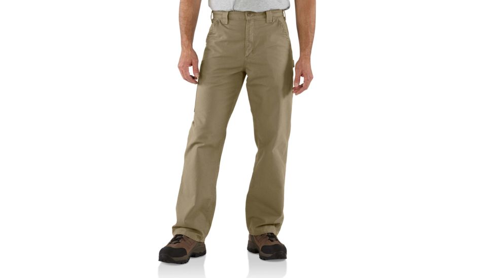 Carhartt Canvas Work Dungaree for Mens, Dark Khaki, 40/32 B151-DKH-32-40