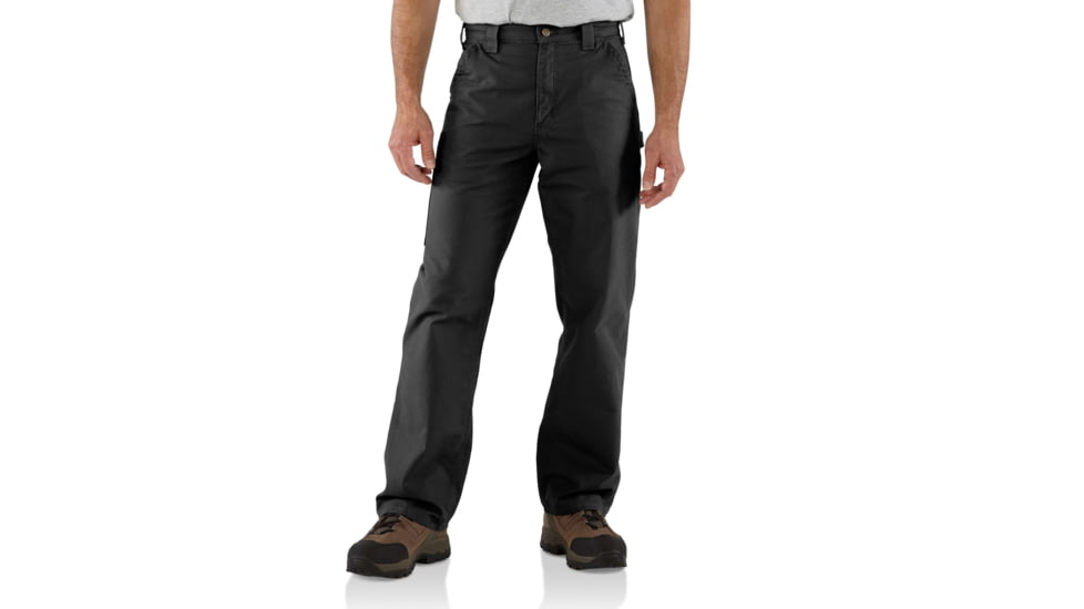 Carhartt Canvas Work Dungaree-Mens, Black, 28-30, B151-BLK-30-28