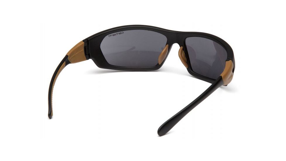Carhartt Carbondale Safety Glasses w/Antique Bronze Lens, Black/Tan, CHB290DCC