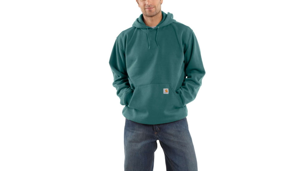 Carhartt Midweight Hooded Pullover Sweatshirt - Men's, Blue Green, Small/Regular, K121-442-REG-SML