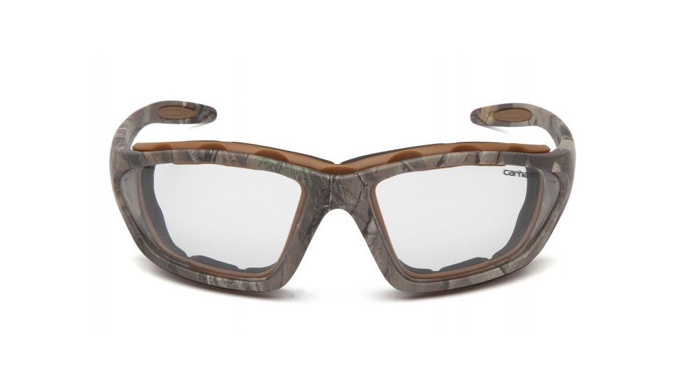 Carhartt Carthage Safety Glasses w/Clear Anti-Fog Lens, Realtree, CHRT410DTP