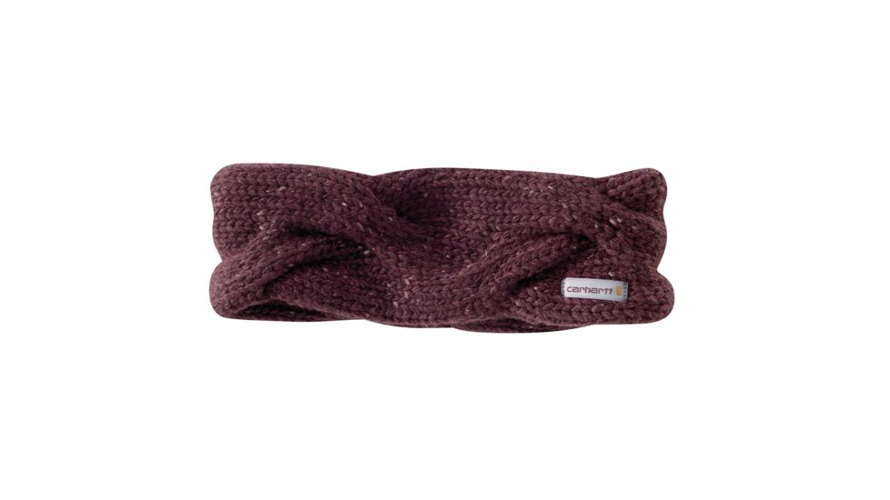 Carhartt Casselberry Headband for Womens, Fudge Heather Nep, One Size Fits All 102757-514-OFA