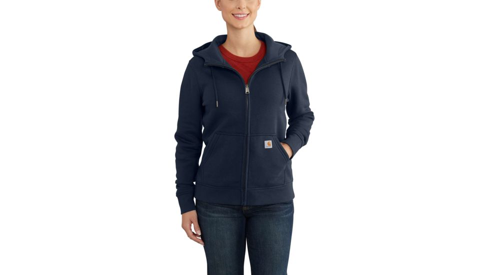 Carhartt Clarksburg Full Zip Hoodie for Womens, Navy, Medium/Regular 102788-412-REG-M