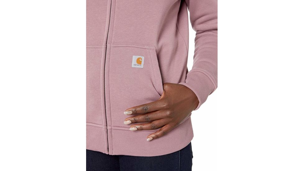 Carhartt Clarksburg Full Zip Hoodie Regular - Womens, Lavender Shadow, Small, 102788-539-S-REG