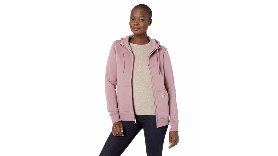 Carhartt Clarksburg Full Zip Hoodie Regular - Womens, Lavender Shadow, Small, 102788-539-S-REG
