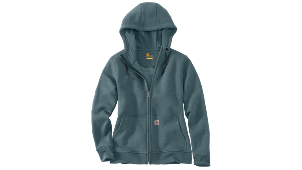 Carhartt Clarksburg Full Zip Hoodie - Womens, Sky Gray Heather, XXL-REG 102788-455-REG-XXL