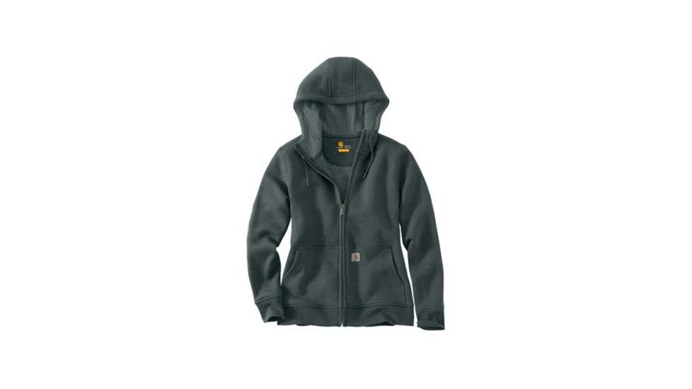 Carhartt Clarksburg Full Zip Hoodie - Womens, Elm Heather, S-REG, 102788-354-REG-S