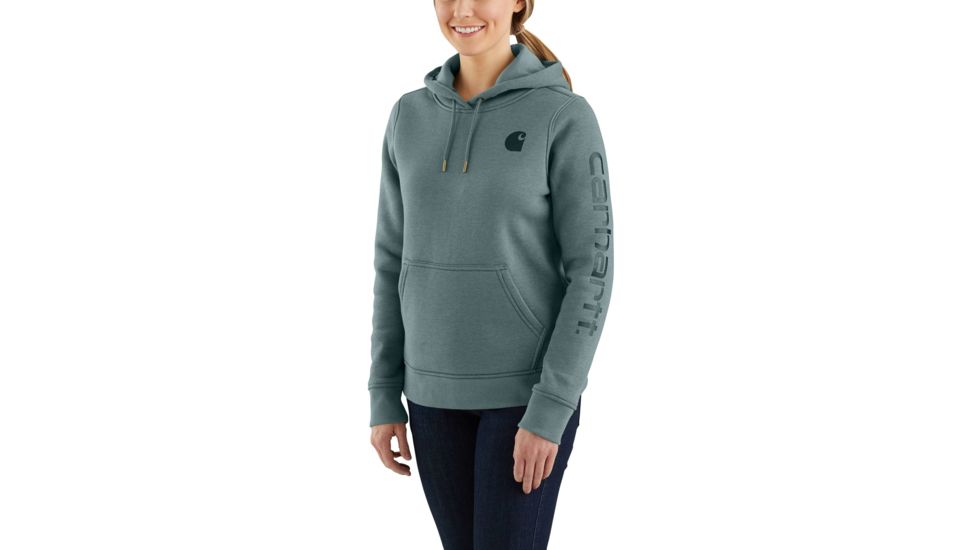 Carhartt Clarksburg Graphic Sleeve Pullover Swt - Womens, Elm Heather, XS-REG 102791-354-REG-XS