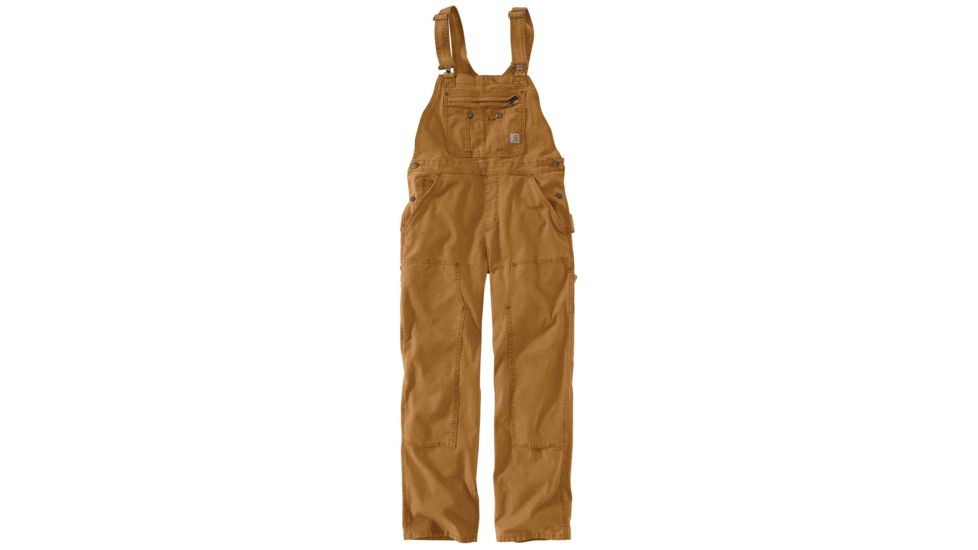 Carhartt Crawford Double Front Bib Overalls - Womens, Carhartt Brown, XXL-Tall 102438-211-TLL-XXL