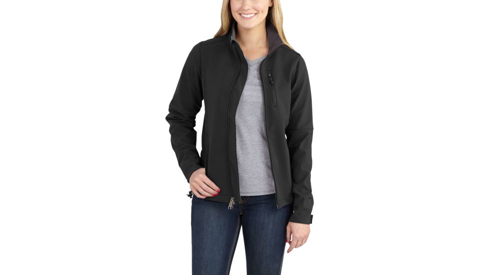 Carhartt Denwood Softshell Jacket for Womens, Black, Extra Large/Regular 102250-001-REG-XL