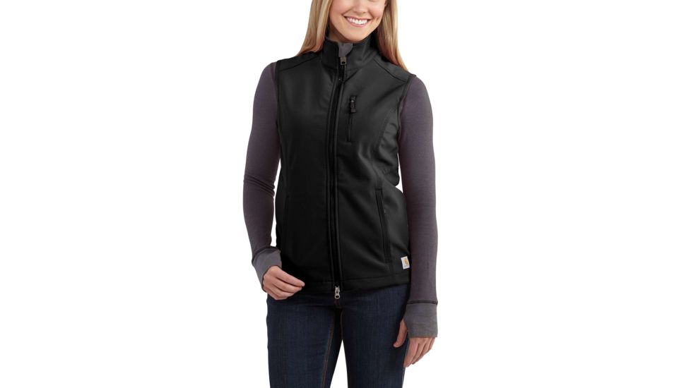 Carhartt Denwood Softshell Vest for Womens, Black, Medium/Regular 102254-001-REG-M