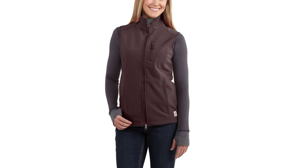 Carhartt Denwood Softshell Vest for Womens, Deep Wine, Small/Regular 102254-643-REG-S