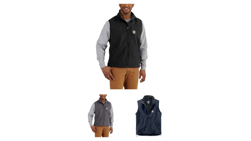 Carhartt Denwood Vest - Men's, Black, Charcoal, Navy